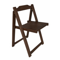 ราคา เก้าอี้ทานข้าวไม้ยางพาราแท้ พับเก็บได้ MAAI DESIGN A CHAIR สีช็อกโกแลต (888247300013)