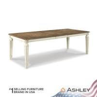 ราคา โต๊ะอาหาร ปรับขยายได้ ASHLEY FURNITURE HOMESTORE รุ่น REALYN/198-243 สีขาววินเทจ (888122802303)