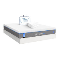 ราคา ที่นอนยางพาราอัลตร้าไฮบริด 6 ฟุต LUNIO QUANTUM MAX มาพร้อมผ้ารองกันเปื้อนกันน้ำ รุ่น LUNIO SMARTGUARD PRO PROTECTOR (888170800270)