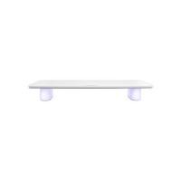 ราคา แท่นวางจอ ERGONOZ EGN-LUMINAR-80-W กว้าง 80 ซม., สีขาว (LEVATOR LUMINAR MONITOR RISER มีไฟ RGB) (888245800049)