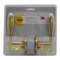 ราคา มือจับก้านโยก YALE L5327 US3 สีทอง (263843)