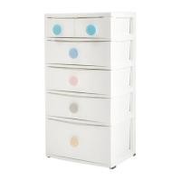 ราคา ตู้ลิ้นชัก 5 ชั้น STACKO D10 56x45x112 ซม. สีขาว (1077182)