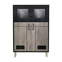 ราคา ตู้กับข้าวตั้งพื้น CABIN CHIC 84.4x125 ซม. สี GREY OAK (1157207)