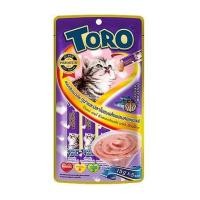 ราคา ขนมแมวเลีย TORO TUNA AND KATSUOBUSHI WITH SCALLOP แพ็ก 5 ชิ้น (1213043)