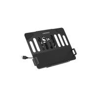 ราคา แท่นวางโน๊ตบุ๊ค ERGONOZ EGN-ACC01V4-B-F, สีดำ พร้อมพัดลมติดตัว (LAPTOP HOLDER VER.4 (ต้องมีแขนจับจอก่อน) (888245800106)