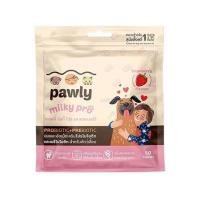ราคา ขนมสุนัข PAWLY MILKY PRO รสสตรอว์เบอร์รี 80 ก. (1222355)