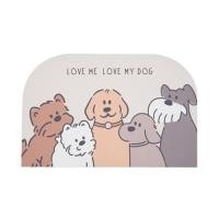 ราคา พรมพียู HOME LIVING STYLE LOVE DOG 45x70 ซม. สีครีม (1317324)