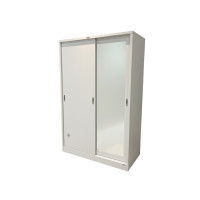 ราคา ตู้เสื้อผ้า บานเลื่อนกระจกเงา LEECO SWM-0604 สีขาว 4 ฟุต (888175000082)