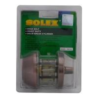 ราคา กุญแจลิ้นตาย 1 ด้าน SOLEX 5900 สีทองแดงรมดำ (13042)