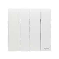 ราคา ชุดสวิตช์ 1 ทาง 4 ช่อง BTICINO MALLIA SENSES S281006MW สีขาวด้าน (1270254)