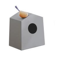 ราคา กล่องทิชชู่ป๊อปอัพ MINIMAL SCULPT BIRD สีเทา (1278643)