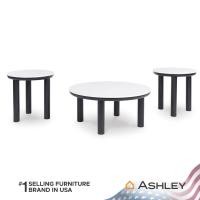 ราคา ชุดโต๊ะข้าง ASHLEY FURNITURE HOMESTORE รุ่น XANDRUM/3 สีขาว (888122802141)