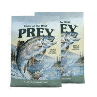 ราคา อาหารสุนัข TASTE OF THE WILD PREY TROUT สูตรปลาเทร้าท์ (680กรัมX2) (888126500007)