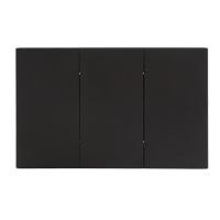 ราคา ชุดสวิตช์ทางเดียว 3 ช่อง HACO MELLOW HACO-LO-MEL-S31 MNB สี MIDNIGHT BLACK (1312820)