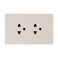 ราคา ชุดเต้ารับคู่ 3 ขา HACO MELLOW HACO-LO-MEL-E20-MLS สี MOONLIT SAND (1313878)