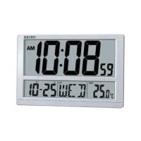 ราคา นาฬิกาดิจิทัล SEIKO CLOCKS QHL080S 10X15 นิ้ว สีเงิน (1268379)