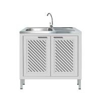 ราคา ตู้ตั้งพื้นพร้อมก๊อกซิงค์ CABIN HARPER 1B1D 90x85 ซม. สีเทา (1284782)