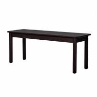 ราคา เก้าอี้ม้านั่งยาว/ม้านั่งไม้ยางพาราแท้ MAAI DESIGN ISSHO BENCH 120 CM. สี CHOCOLATE (888247300029)