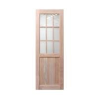 ราคา ประตูไม้เนื้อแข็ง ไม่เจาะลูกบิด AZLE ZEN2 70x200 ซม. (1322224)