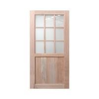 ราคา ประตูไม้เนื้อแข็ง ไม่เจาะลูกบิด AZLE ZEN2 100x200 ซม. (1322232)