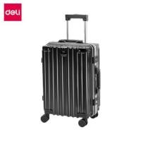 ราคา กระเป๋าเดินทางล้อลาก 20 นิ้ว DELI EH1045-BK-20-01 สีดำ (888257600010)