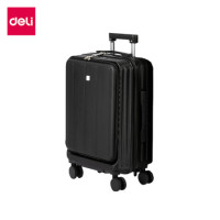 ราคา กระเป๋าเดินทางล้อลาก DELI EH1054-BK-24-01 24นิ้ว สีดำ (888257600182)