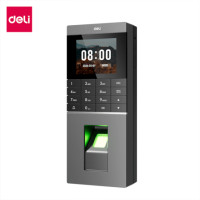 ราคา เครื่องสแกนลายนิ้วมือ DELI ES601-BK-01 สแกนนิ้ว-บัตร/ TH สีดำ (888257600786)