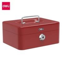 ราคา กล่องเหล็กเก็บเงิน DELI ET501-RD-01 กุญแจ สีแดง (888257600802)