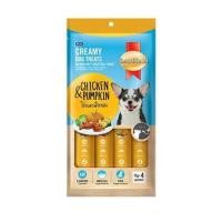 ราคา ขนมสุนัข SMARTHEART CREAMY DOG TREATS รสไก่และฟักทอง 60 ก. (1203322)