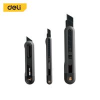 ราคา คัตเตอร์ DELI HT4003-GR-01 แพ็ค 3ชิ้น สีดำ (888257700118)
