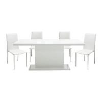 ราคา ชุดโต๊ะทานข้าว 4 ที่นั่ง SB FURNITURE JOCASTA/YINTA สีขาว (1224355)