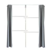 ราคา ราวแขวนผ้า 4 ราวแขวน TUGU R33PW-DG สีขาว (1224901)