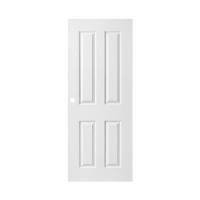 ราคา ประตูภายนอก UPVC เจาะลูกบิด AZLE L-35 90x200 ซม. สีขาว (1320633)