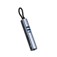 ราคา อุปกรณ์เชื่อมต่อ ยูเอสบี-ซี มีเดีย ฮับ ZTEC รุ่น ZH841 8 IN 1 MINI HUB USB-C 100W ,HDMI 4K ,LAN 100MBPS ,USB-A 3.2 GEN 1 ,SD CARD ,MICRO SD (888143700086)