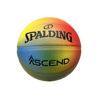 ราคา ลูกบาส SPALDING รุ่น ASCEND SERIES - BRIGHT RAINBOW ลูกบาสเกตบอล หนัง PU, เบอร์ 7 (888256700013)
