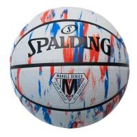 ราคา ลูกบาส SPALDING รุ่น MARBLE SERIES RED / WHITE / BLUE ลูกบาสเกตบอลยาง, เบอร์ 7 (888256700016)