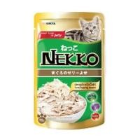 ราคา อาหารเปียกแมว NEKKO TUNA WITH SASAMI IN JELLY 70 ก. (1213076)