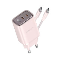 ราคา หัวชาร์จ ELOOP C41T สีชมพู หัวชาร์จเร็ว และ สายชาร์จเร็ว PD 45W สำหรับ สมาร์ทโฟน ทุกรุ่น ANDROID PHONE (888208900082)
