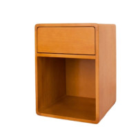 ราคา ตู้ลิ้นชักข้างเตียงไม้ยางพารา MAAI DESIGN รุ่น UNERU SIDE TABLE สีโอ๊ค (888247300088)