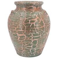 ราคา แจกันดินเผา KORAT SANGSUWAN POTTERY รุ่น THKSP001 ตกแต่งลายแตกวินเทจ 11 นิ้ว สีเขียว (888208700001)