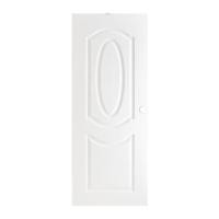 ราคา ประตูภายนอก UPVC เจาะลูกบิด PARAZZO MN002 80x200 ซม. สีขาว (217077)