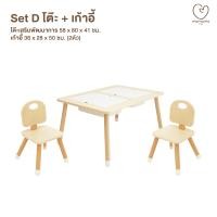ราคา โต๊ะเสริมพัฒนาการแบบหลุม + เก้าอี้ MAMAMO เก้าอี้ 2 ตัว สีครีม (888184200177)