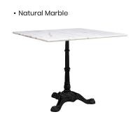 ราคา โต๊ะอาหารท็อปหินอ่อน CHIC REPUBLIC รุ่น PALAZZI SQUARE/80 สีขาว (888122801236)