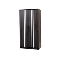 ราคา ตู้เสื้อผ้า 2 บานเปิด WISDOM DESIGN FURNITURE รุ่น WR081L 80 ซม. สีแอชบราวน์ (888216601089)