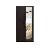 ราคา ตู้เสื้อผ้า 2 บานเปิด WISDOM DESIGN FURNITURE รุ่น MILANO90 สีโอ๊ค (888216601096)