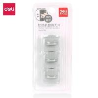 ราคา ใบมีดสำรองสำหรับแท่นตัดกระดาษ DELI 14252-GR-01 สีเทา แพ็ก 3 ชิ้น (888257600647)