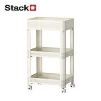 ราคา ชั้นวางของ 3 ชั้น มีล้อ STACKO COZI 42x31x73.5 ซม. สีขาว (1315014)