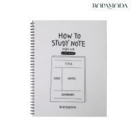 ราคา สมุดโน้ตจดเลคเชอร์ CORNELL ROPAMODA รุ่น HOW TO STUDY NOTE 16042 ขนาด 19.5X26.2 ซม. สีเทา (888154100055)