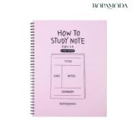 ราคา สมุดโน้ตจดเลคเชอร์ CORNELL ROPAMODA รุ่น HOW TO STUDY NOTE 16042 ขนาด 19.5X26.2 ซม. สีชมพู (888154100057)