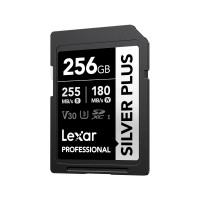 ราคา การ์ดหน่วยความจำ เอสดีการ์ด LEXAR SILVER PLUS 256GB UHS-I U3 V30 SD CARD SPEED BUMP FULL-HD 3D 4K RW255/180MB/S (LSDSIPL256G-BNNNG) (888222300004)